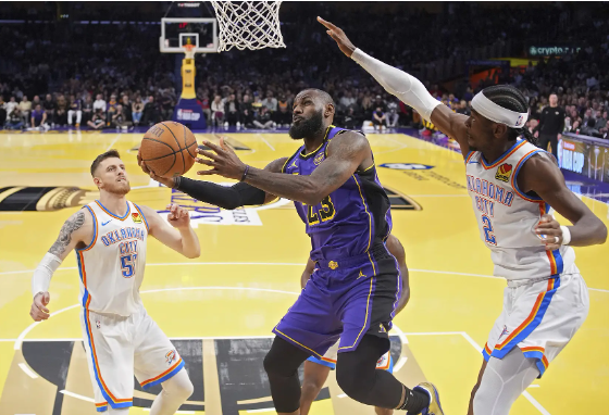 亚历山大36+9 浓眉15+12 克内克特20分 雷霆力克湖人 亚历山大36+9 浓眉15+12 克内克特20分 雷霆力克湖人