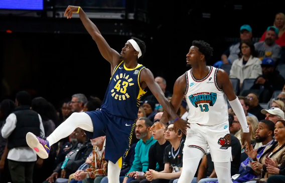 莫兰特19+8 JJJ25+8 哈利10中3 灰熊19分大逆转步行者取6连胜