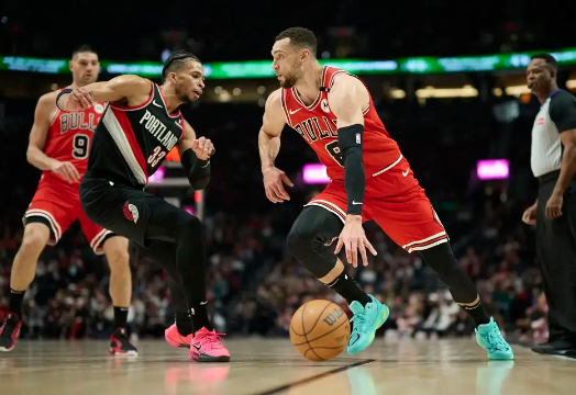 亨德森25+7+8 夏普23分 拉文27+5 开拓者送公牛5连败