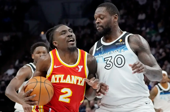 爱德华兹23+5 亨特35分 吹杨&约翰逊缺战 森林狼送老鹰5连败