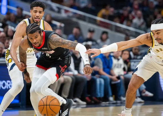 哈利伯顿28+15 西卡18分 申京25+9+7 步行者送火箭3连败