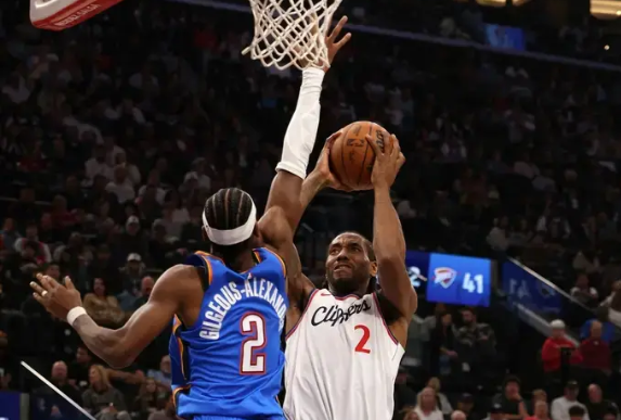 亚历山大罕见29中7 小卡25+10 哈登14中4 雷霆赛季横扫快船