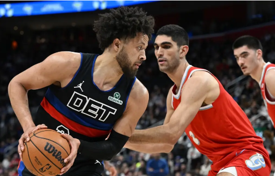 贝恩38+7 康宁汉姆25+9 奥萨尔18+11+5 灰熊力克活塞