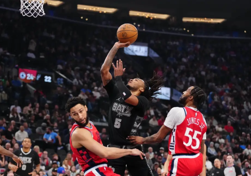 哈登21+9+13 祖巴茨24+20 鲍威尔25分 快船击退马刺取5连胜