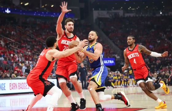 杰伦-格林38+6 库里20+9 巴特勒伤退 火箭轻取勇士扳平大比分